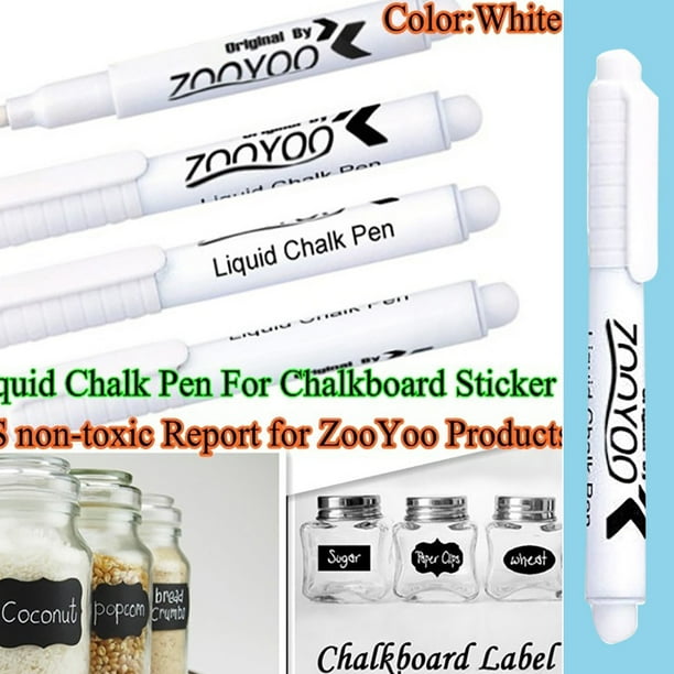 Mishuowoti White Sticker Pen Chalkboard Glass Liquid Windows Blackboard