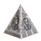 thumbnail image 5 of de hucha hucha en forma de pirámide decoración de mesa Gris, 5 of 9