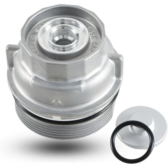 Oil Filter Housing Cap Assembly Fit for Toyota 4Runner Camry RAV4 Sienna Lexus ES300h ES350 Replace#: 15620-31060 15643-31050