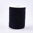 thumbnail image 2 of 50 Yards Dark Blue Single Face Velvet Ribbon for Christmas Wedding Wrapping Crafts Decoration Favors, 2 of 9