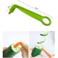 thumbnail image 5 of 2 uds cuchillo en espiral para verduras y frutas patata zanahoria pepino cortador en espiral accesorios para cuchillos de cocina, verde, 5 of 5