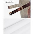 thumbnail image 6 of Christmas Window Gift Box Fireplace Window Curtain Living Room Kitchen Cabinet Tie-up Valance Curtain Rod Pocket Valance, 6 of 6