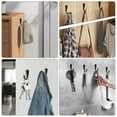thumbnail image 6 of TSV Heavy Duty Robe Hook Retro Wall Hanger Rustproof Hardware for Hanging Coat Towel Clothes, 20pcs Black, 6 of 6