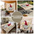thumbnail image 6 of Farmhouse Gnomes Tapestry for Bedroom Wall Hanging Tapestry, Vintage Pastoral Daisy Floral Country Ceiling Backdrop Tapestries Poster Blanket Wall Decor for Teens Room Living Room Dorm 59" x 79", 6 of 8