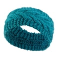 thumbnail image 4 of Diadema de punto elástico, diadema, herramienta de maquillaje, turbante para niñas y adultos Azul Salvador Envolturas de punto para la cabeza, 4 of 10