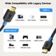 thumbnail image 4 of Cable Matters Cable trenzado USB C a Micro USB de 6.6 pies (Cable Micro USB a USB-C Cable USB Tipo C a Micro USB) Negro, 4 of 7