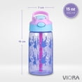 thumbnail image 2 of Magma Life Botella Infantil Duo Splash, Termos con Capacidad de 450 ml (15oz) con Popote y Tapa Antiderrame, Termo Escolar para Niños, Libre de BPA, Apta para Lavavajillas, Ligera y Resistente, 2 of 7
