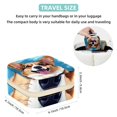 thumbnail image 5 of Corgi Travel Portable Square Jewelry Box with Necklace Organizer, Earring Organizer, and Display Case - Ideal for Rings, Earrings, Necklaces, Bracelets, and More - Suitable for Girls and Women, 5 of 6