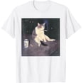 thumbnail image 1 of Funny Smoking Cat Meme Camiseta, 1 of 2
