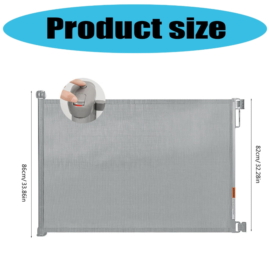 Expandable Pet Barrier Gate Adjustable Width 35 6cm To 145 6cm Needed Dog Gate For Home Doorways