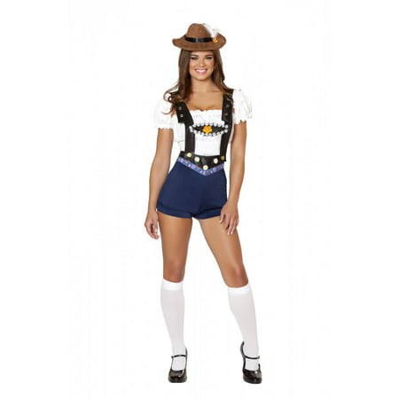 4pc Bodacious Beer Babe Costume