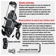 thumbnail image 4 of Soporte Porta Celular  Bloosom  Antirrobo para Motocicleta Amortiguado Negro, 4 of 4