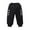Black4, variant on MeetoTime Toddler Girls Winter Cotton Pants Baby Elastic Waist Solid Color Cinch Bottom Sweatpants Suitable for 1-7 Years