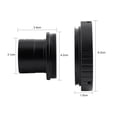 thumbnail image 6 of Xirurus 1.25" T Ring Adapter for Nikon DSLR Camera – Durable Aluminum Alloy, Universal 1.25" Telescope Mount, Easy Direct Photography, 6 of 8