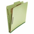thumbnail image 1 of Carpeta de archivo universal tamaño carta, cuatro secciones, verde, paquete de 10, 1 of 4