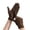 Coffee, variant on Xijirk Solid Stretch Satin formal Gloves Smooth Fitted Full Finger Dress Gloves for Wedding Parade Party Cosplay Khaki,One Size