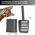 thumbnail image 5 of Tookincmo Recogedor de Arena para Gatos con Caddy Recogedor para Gatos con Soporte y Contenedor para Almacenar Recogedor para Gatos Material ABS Duradero y Lindo Diseño - 85A Gris Oscuro Mate, 5 of 5