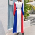 thumbnail image 3 of Vestido largo con bandera de Francia, vestido para mujer 2024, ropa femenina, ropa de mujer 2024, recién llegados, vestido de verano 2024 para mujer, 3 of 5