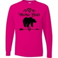 thumbnail image 3 of Inktastic Mema Bear Grandma Long Sleeve T-Shirt, 3 of 5