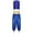 Royal Blue&Royal Blue, variant on renvena Mens Arabian Prince Outfit Sleeveless Satin Vest with Pants Sets Dance Performance Costume Green&White S