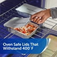 Reynolds Kitchens Aluminum Food Storage Containers with OvenSafe Lids