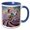 Blue/White, variant on 3drose, Octopus Woman and Her Pet Squid, 11oz Mug