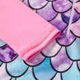 thumbnail image 6 of Godderr Toddler Girls One Piece Rashguard Swimsuit Quick Bathing Suits Upf 50+ Beach Swimwear for 4-12Y, 6 of 8