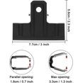 thumbnail image 2 of 2024 10pcs Black Large Bulldog Clips Thickened,3 Inch Long Metal Binder Paper Clips File Clamps, 2 of 5
