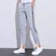 thumbnail image 5 of Pantalones largos para hombre, con cordón, cintura elástica, holgados, deportivos, casuales, de poliéster, 5 of 7