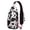Blue-green-18, variant on Coastal Boho Sling Backpack – Hawaiian Beach Landscape and Aloha Inspired Crossbody Shoulder Bag, Water-Resistant Lightweight Travel Daypack with Secure Pockets and Adjustable Straps