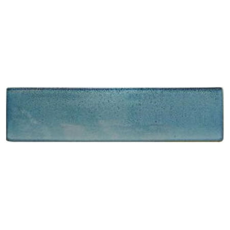

Japanese Style Sushi Plate Long Strip Dish Ceramics Snack Tray Serving Dish Tableware (Light Blue)