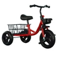 thumbnail image 1 of Triciclos para niños con cesta de almacenamiento, triciclo para niños, triciclo para niños pequeños, triciclos para niños pequeños, triciclo para niños de mayor durabilidad, 1 of 7