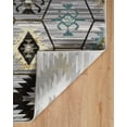 thumbnail image 2 of Linon Home Decor Elixir Area Rug Collection, Gray and Cream, 5' x 7'6", 2 of 5