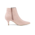 thumbnail image 3 of Unique Bargains Women's Pointed Toe Zip Stiletto Ankle Boots, 3 of 7