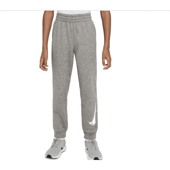 Boys' Nike Multi HBR Joggers Large Grey Heather/White
