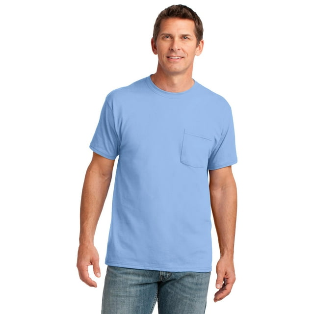 Port & Company T-Shirt de Poche en Coton pour Homme PC54P