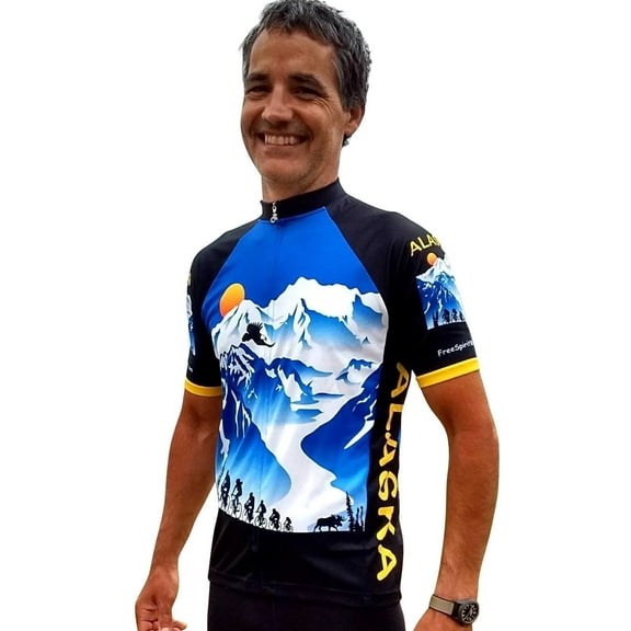 Free Spirit Bike Jerseys Alaska Majestic 3 Cycling Jersey