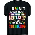 thumbnail image 1 of I'm Not Good At Talking But I'm A Smart Autistic Boy/Girl T-Shirt Gift For You, 1 of 7