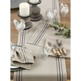 thumbnail image 3 of Fennco Styles Fennco Styles Everyday Linen Stripes Cloth Napkin (20"x20" Napkin-Set of 4), 3 of 3