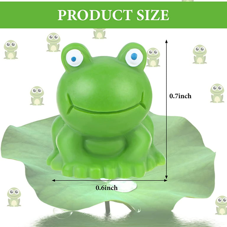 200 Pcs Green Frog Miniature Figurines, Mini Frogs 200 Pack,Micro Frogs  Figurines, Tiny Cute Frog Figurines, Miniature Moss Landscape Frog