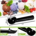 thumbnail image 2 of Ice Cream Scoop,Black Aluminum Ice Cream Scooper,7.3 Inches One-Piece Design Nonstick Cookie Spoon,Durable,Easy to Clean, 2 of 7