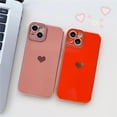 thumbnail image 2 of Funda de teléfono galvanizada para iPhone 14 Pro, carcasa de protección suave con bonito Corazón de amor para iPhone 11 12 13 XR Xs Max SE2 SE3 7 8 Plus Fivean unisex, 2 of 2