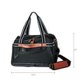 thumbnail image 5 of Vibrant Life Small Pet Travel Carrier, Black and Tan, 17" x 10.5" x 11", 5 of 10