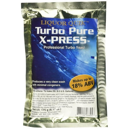 Turbo Pure X-Press 18% Distillers Yeast (Best Distillers Yeast For Moonshine)