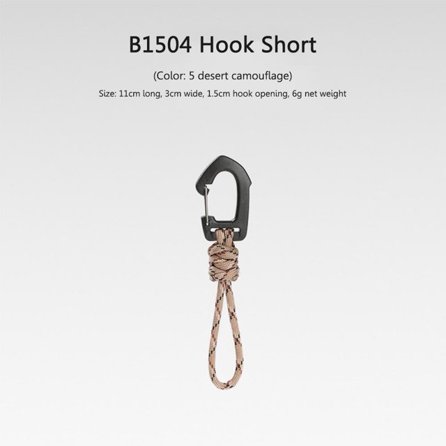 Core Umbrella Hook Short Sand 7- Cuerda trenzada Cordón Clip para hombres/mujeres (camuflaje) Sywqhk Para Estrenar