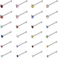 thumbnail image 5 of 60-120pcs Stainless Steel Nose Studs Rings Piercing Pin Body Jewelry 20G-22G 1.5mm 2mm 2.5mm, 5 of 6