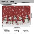 thumbnail image 7 of Jeiento Snowman Snowflake Car Trunk Mat Size 29" x 39" All Weather Rear Cargo Liner Winter Holiday Trunk Protector Pet Seat Cover Alternative, 7 of 7