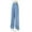 Blue, variant on Girls Jeans Cute Wide Leg/Flare/Skinny Denim Pants Ripped Baggy High Waisted with Pockets Teen Casual Kids Oversized Elastic Waist Paper Bag Pants (12-13 Years, Blue)