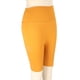 thumbnail image 3 of Pantalones cortos de yoga para mujer, con realce de glúteos, control de abdomen, ajustados, cintura alta, secado rápido, transpirables, color naranja S, 3 of 14