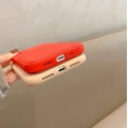 thumbnail image 4 of Color Wallet Phone Case Compatible with iPhone 11 Pro Max, Simple Design, Handmade Purse Protective Business Case Hard Back Covers (Red, iPhone 11 Pro Max), 4 of 7
